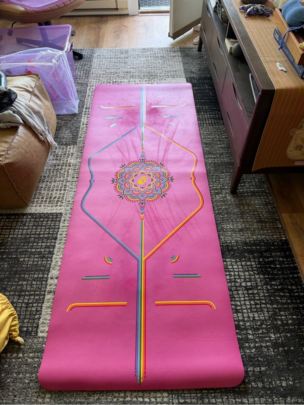 Liforme Pink Mandala Yoga Mat